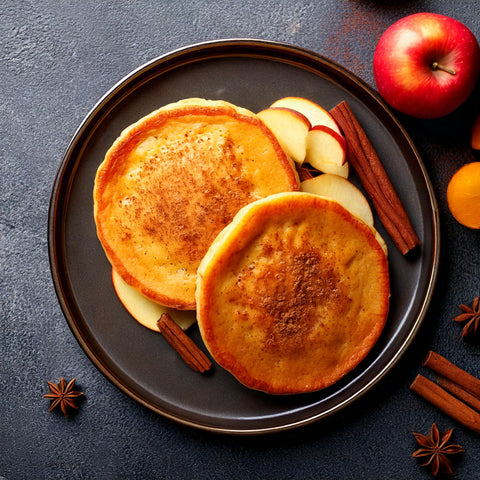 Apple Butter Protein Pancakes