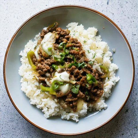 Beef Cheesesteak Bowl - Low Carb