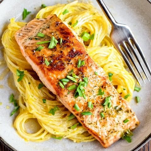 Cacio e Pepe Salmon - Low Carb