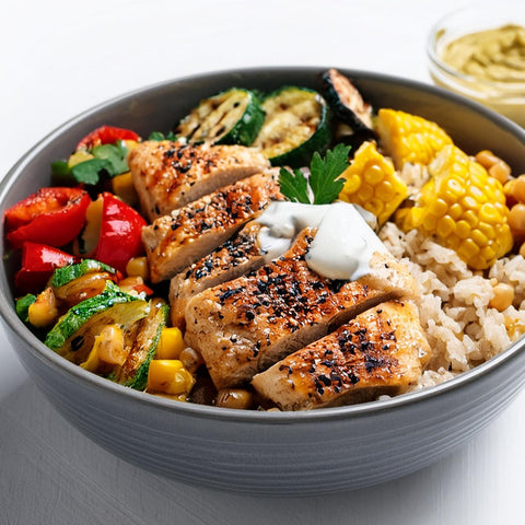 Chicken Kabob Bowl