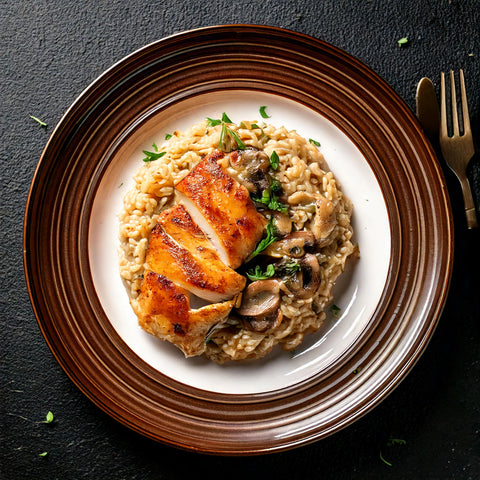 Chicken & Mushroom Parmesan Risotto