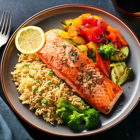 Herb Salmon & Orzo