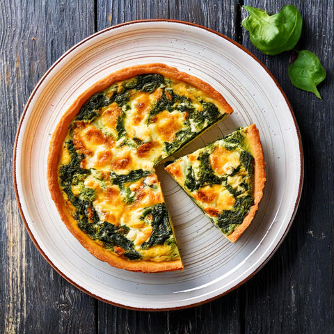 Spinach & Feta Quiche