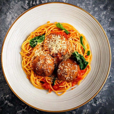 Turkey Meatballs & Spaghetti