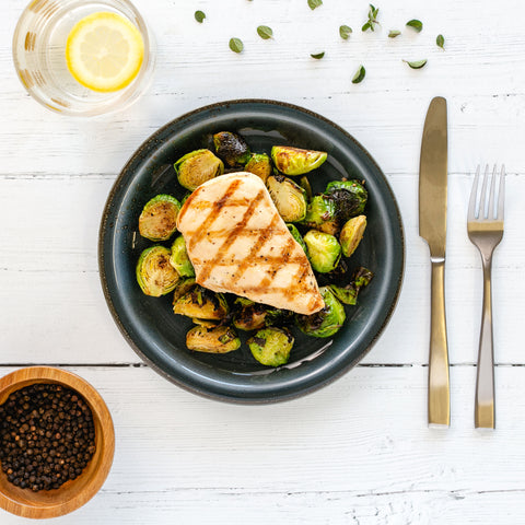 Chicken & Brussels - Low Carb